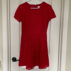 Red Lace Dress